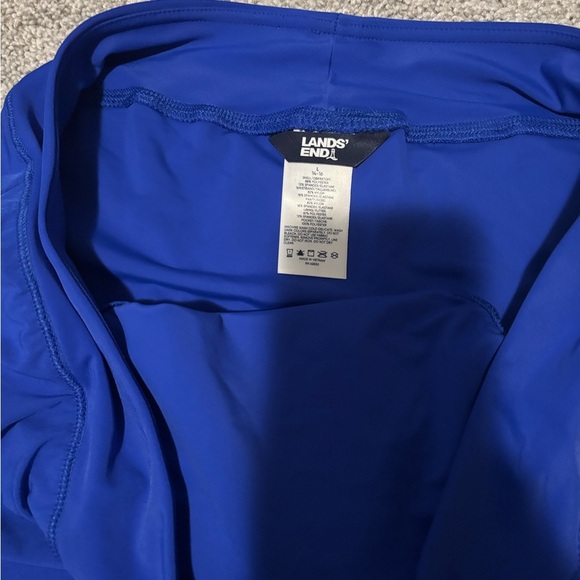 Lands' End Women's 3” Quick Dry Elastic Waist Board Swim Shorts Athletics Size L - Picture 5 of 5